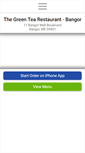 Mobile Screenshot of greenteabangor.com